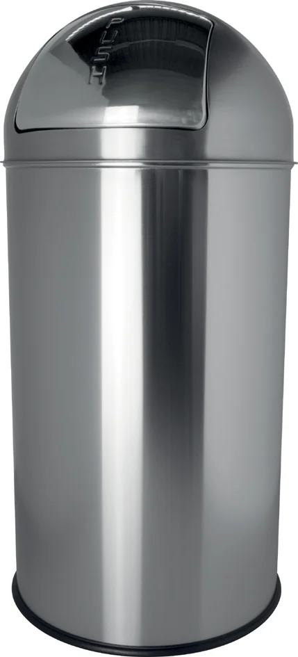 helit Poubelle en métal 'the dome', 50 litres, gris moyen - OEM H2401487