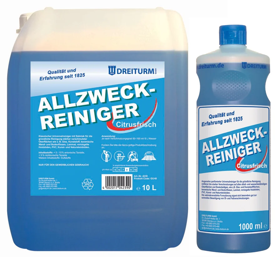 DREITURM Nettoyant multi-usage avec ammoniac, 10 litres - OEM 4239
