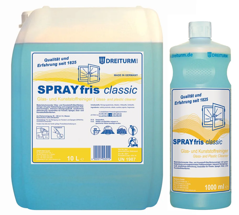 DREITURM Nettoyant pour surfaces en verre SPRAYFRIS classic - OEM 4321