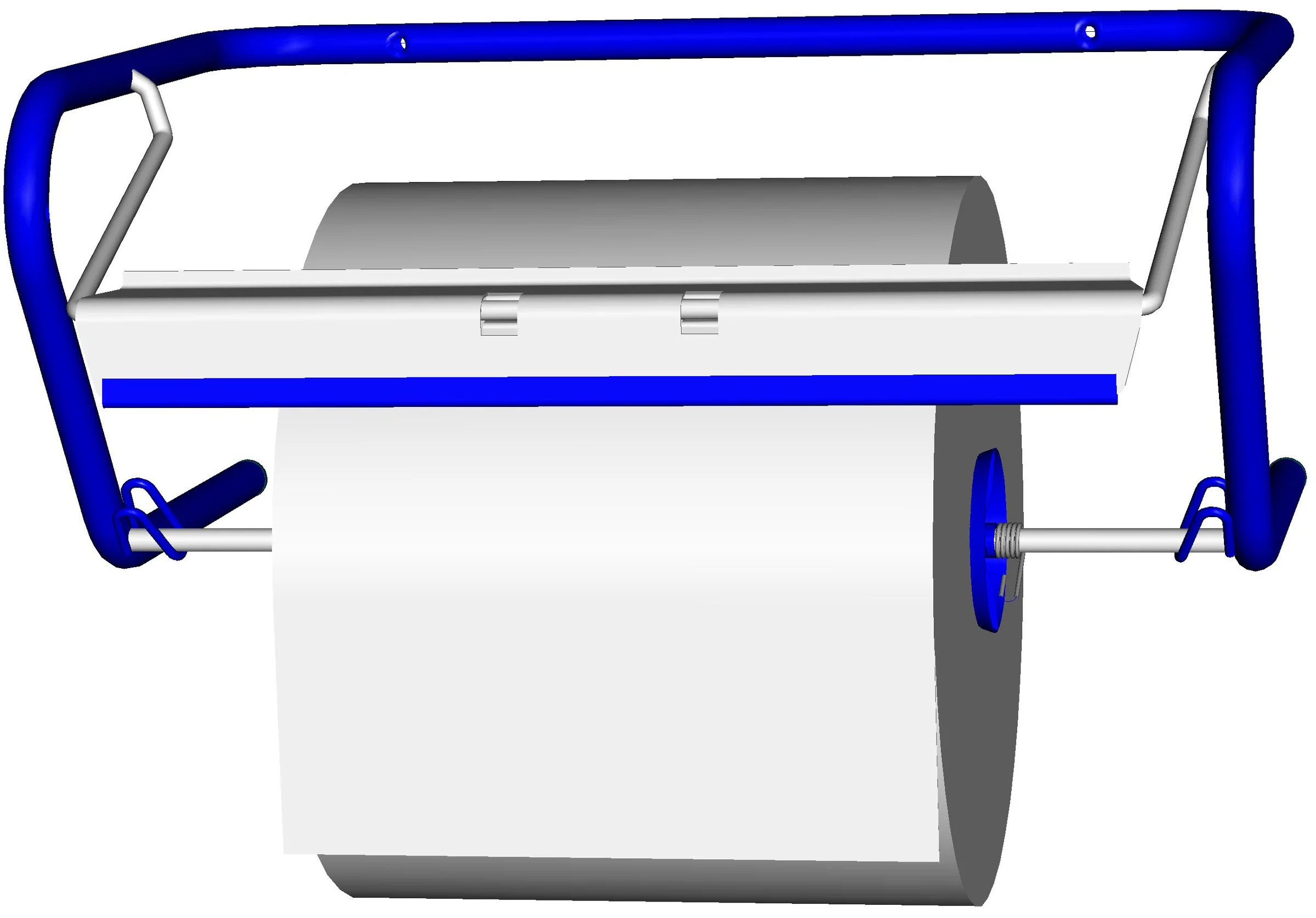 Fripa Dérouleur mural pour rouleau d'essuyage, métal, bleu - OEM 2355003