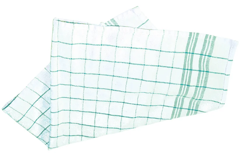 HYGOSTAR Torchon à vaisselle 'KARO', coton - lot de 10 - OEM 300004 – Image 2