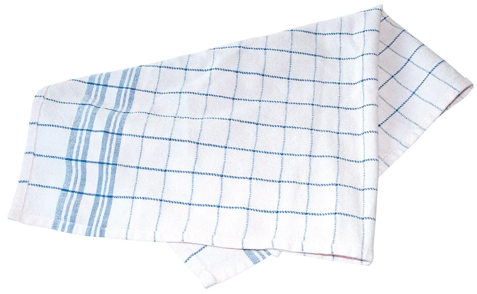 HYGOSTAR Torchon à vaisselle 'KARO', coton - lot de 10 - OEM 300004 – Image 4
