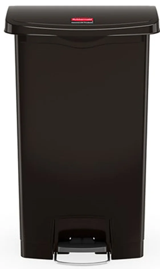 Rubbermaid Collecteur à pédale Slim Jim, 50 litres, jaune - OEM 1883575