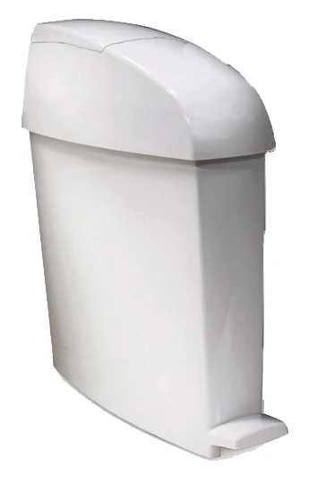 Rubbermaid Poubelle à pédale pour sanitaire, 12 litres - OEM RMINIPEDWF