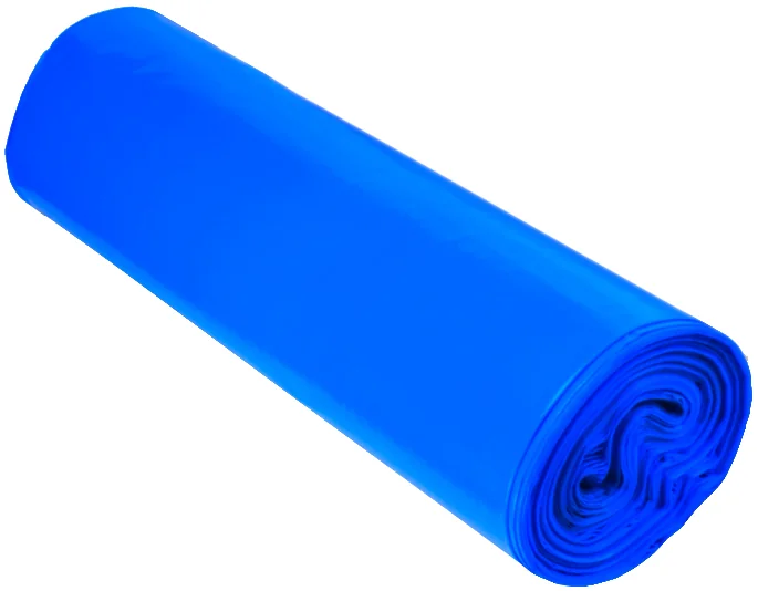 dm-folien Sac poubelle, bleu, 120 litres, LDPE, 100 microns - OEM 18100114