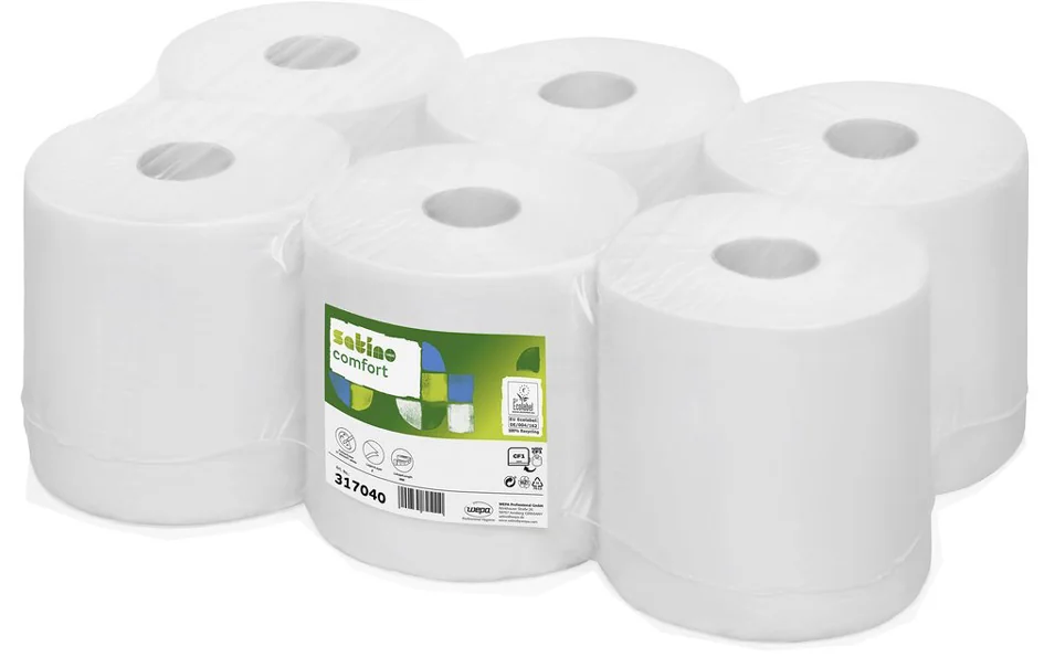 satino by wepa Rouleau d'essuie-mains Comfort, 138 m - lot de 6 - OEM 316750