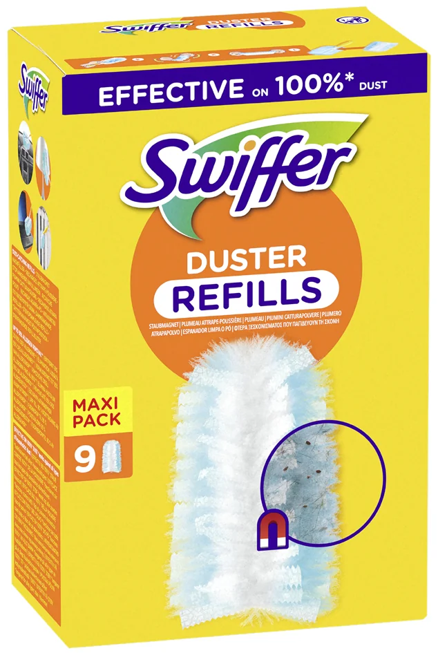 Swiffer Plumeau-magnétique - pack de rechange de 25 pièces - OEM 4015600911799