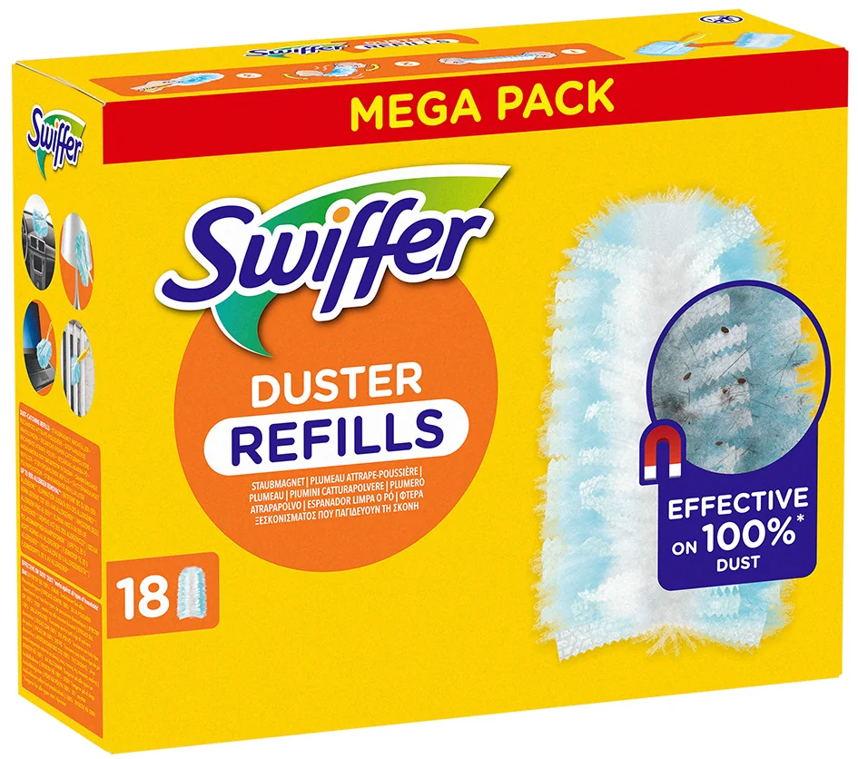 Swiffer Plumeau magnétique - pack de recharge de 4 - OEM 8700216676663
