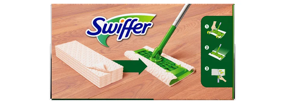 Swiffer Serpillère à sec 'bois & parquet', pack de rechange - OEM 8700216677325
