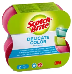 Scotch Brite Scotch-Brite Eponge universelle Delicate Color Comfort, rose - OEM DECCONS2N