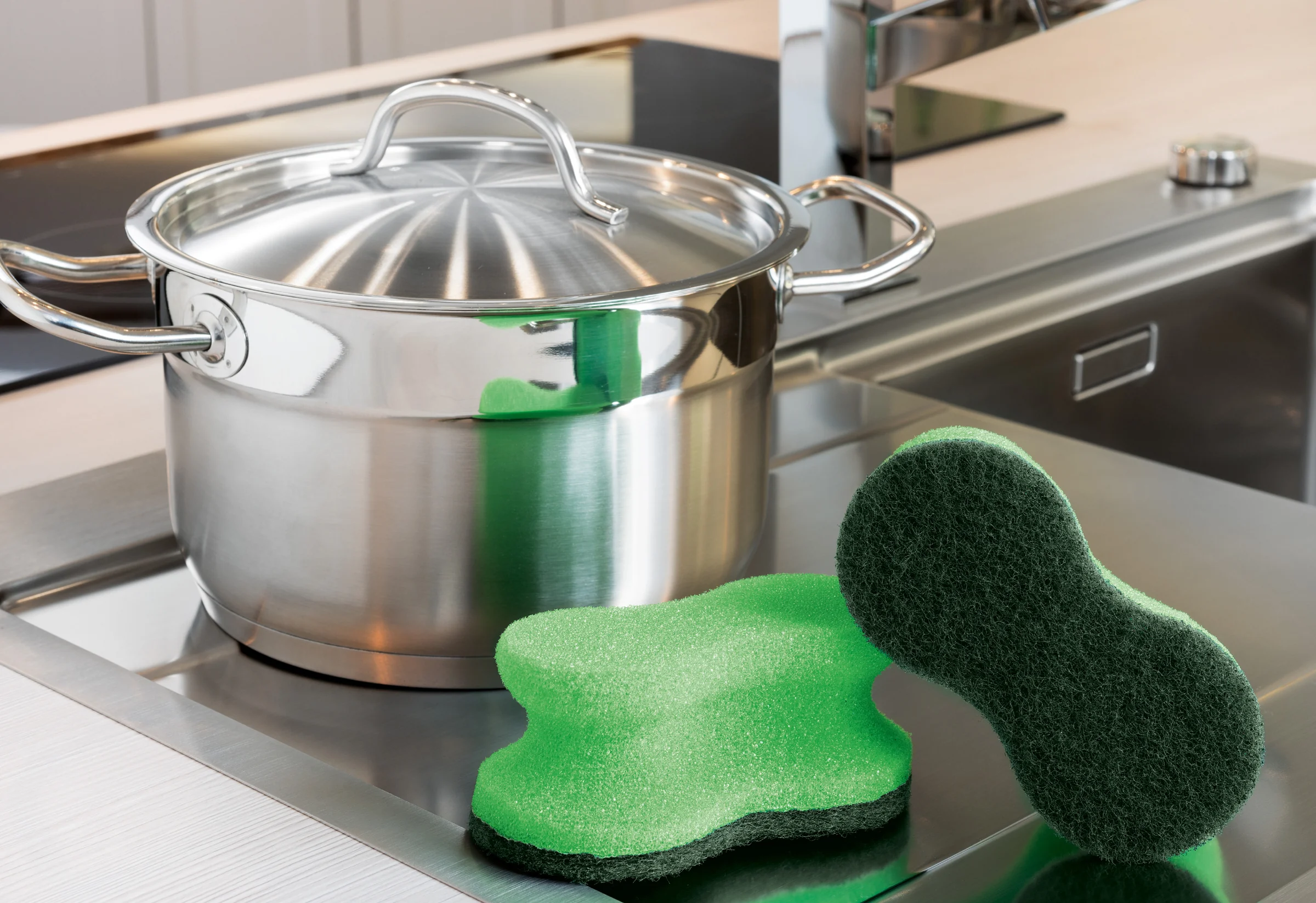 Scotch Brite Scotch-Brite Eponge à récurer Classic Comfort, couleur: vert - OEM CLCNS2N