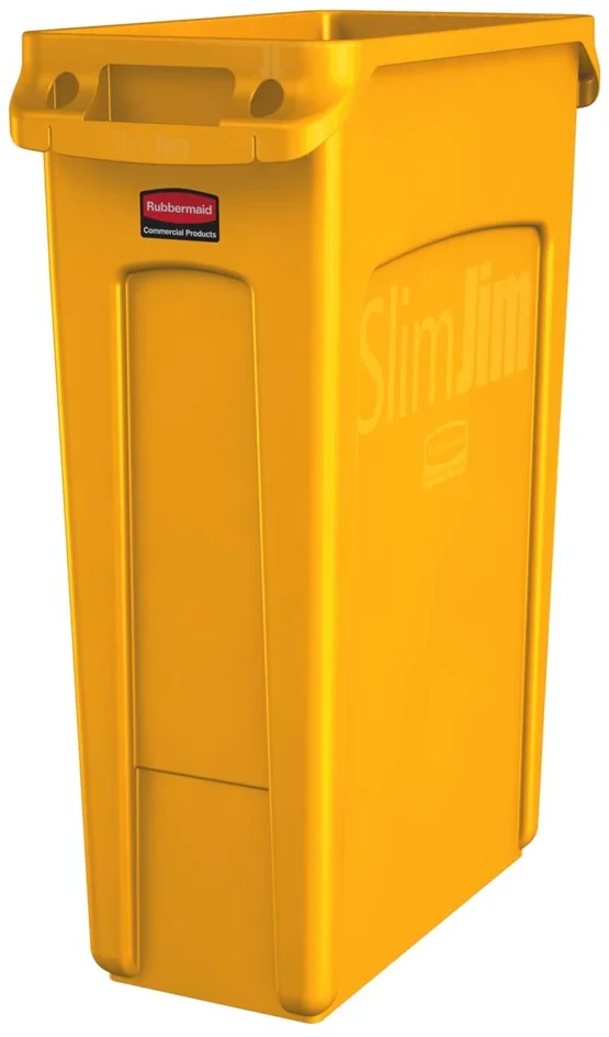 Rubbermaid Collecteur de déchets Slim Jim, 87 litres, noir - OEM FG354060BLA