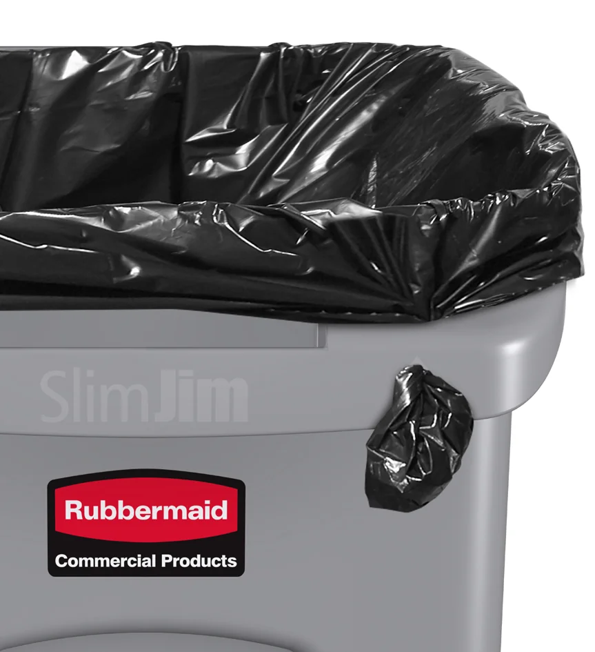 Rubbermaid Collecteur de déchets Slim Jim, 60 litres, bleu - OEM 1971257 – Image 12