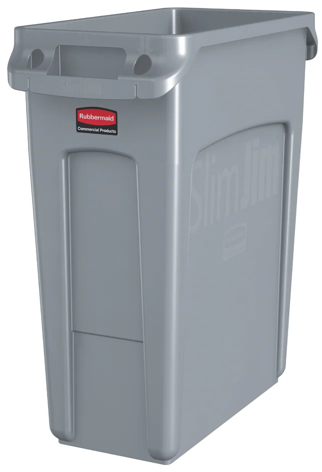 Rubbermaid Collecteur de déchets Slim Jim, 60 litres, noir - OEM 1955959 – Image 2