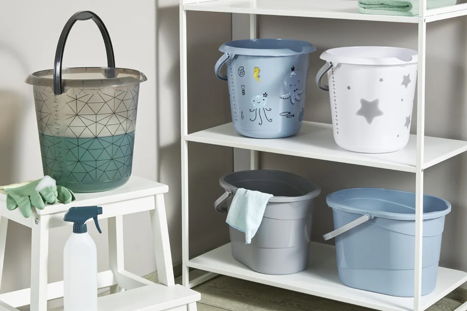 keeeper Seau déco ilvie 'polygon', rond, 10 litres - OEM 1260082721700 – Image 2
