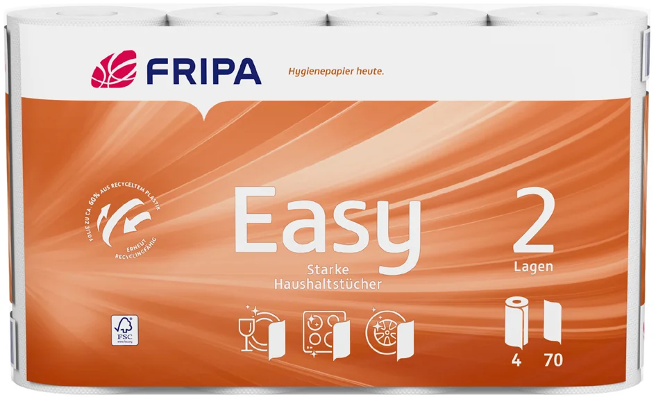 Fripa Rouleau d'essuie-tout Easy, 2 couches, ultra blanc - OEM 3072002