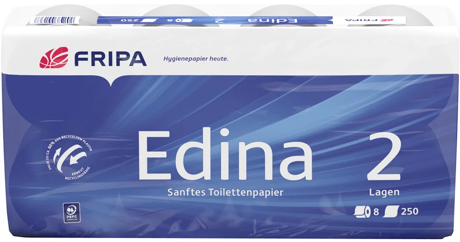 Fripa Papier toilette Edina, 3 couches, extra blanc - OEM 1010810