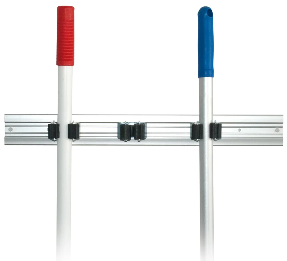 HYGOCLEAN Porte-balai TRIO, rail aluminium pour 3 manches - OEM 65550