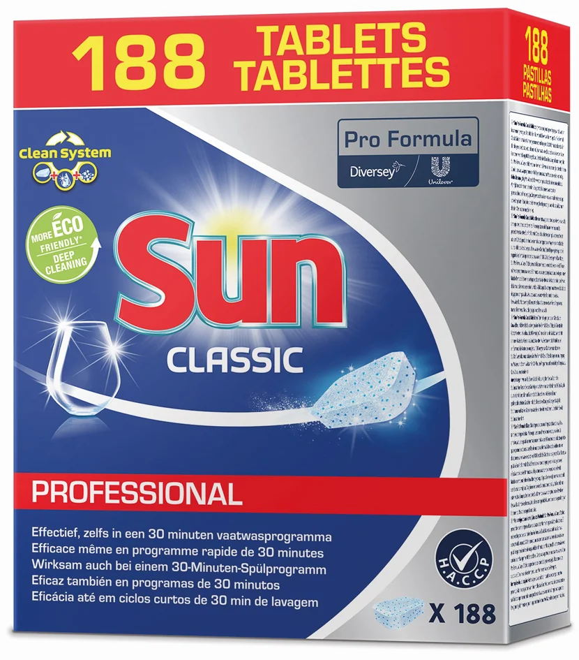 Sun Tablettes lave-vaisselle Professional Classic,188 pièces - OEM 8717163624173
