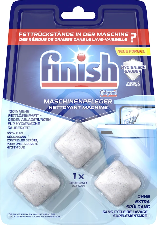 finish Tablettes d'entretien lave-vaisselle, blister de 3 - OEM 4251758400574