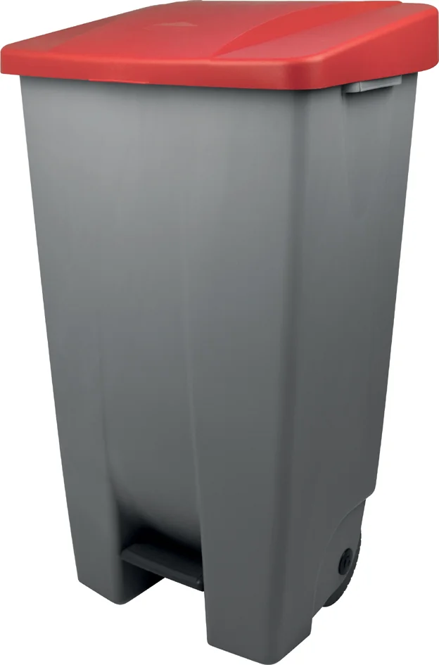 helit Poubelle à pédale 'the step chief', 120 litres, noir - OEM H2405595