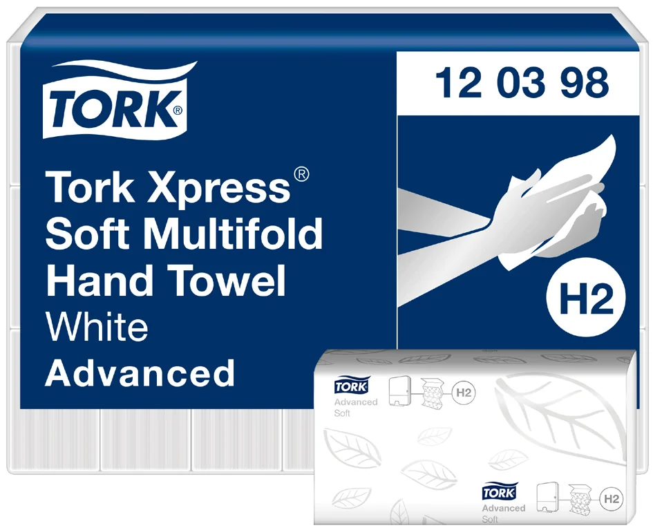 TORK Xpress Essuie-mains interfolié, 212 x 340 mm, pliage W - OEM 120399