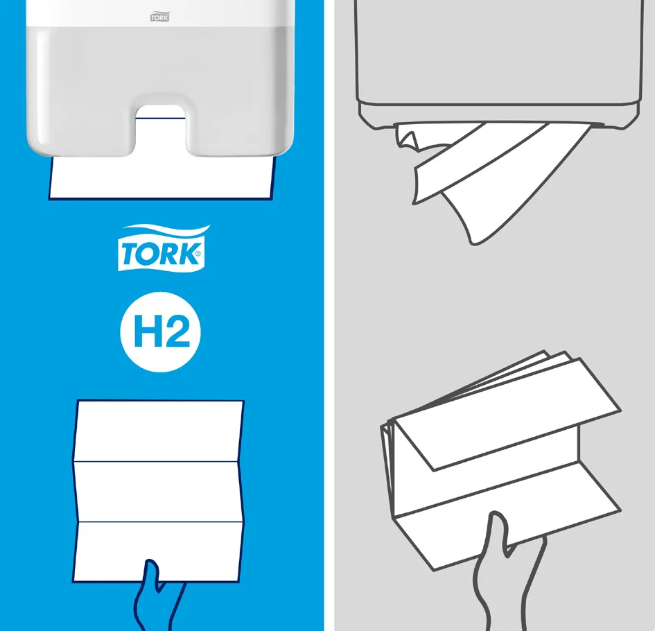 TORK Xpress Essuie-mains interfolié, 213 x 234, pliage en Z - OEM 471093