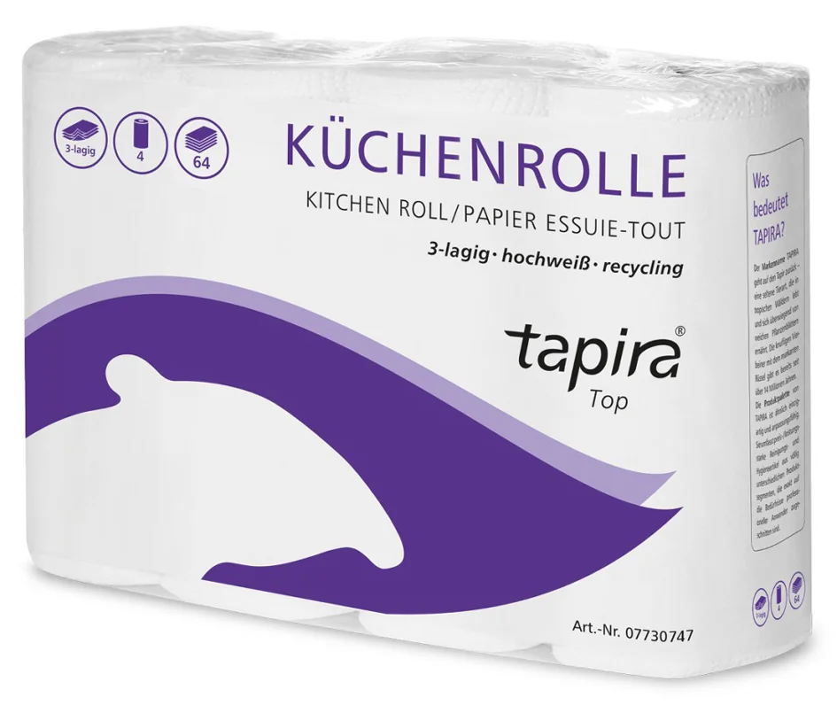 Tapira Rouleau papier essuie-tout Top, 3 plis, extra blanc - OEM 07730747