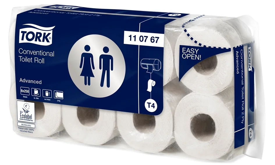 TORK Papier toilette, 2 couches, blanc - OEM 110767