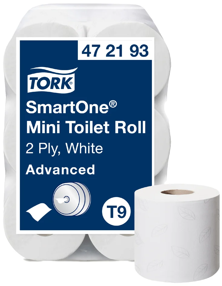 TORK Papier toilette grand rouleau SmartOne Mini, blanc - OEM 472193 – Image 3