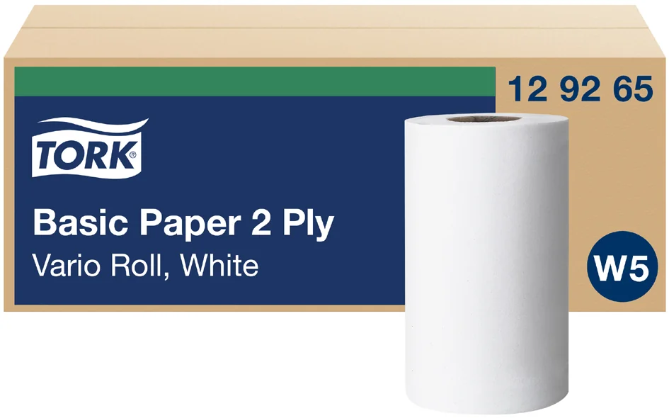TORK Rouleau nettoyant multi-usage, 2 couches, 55 m, blanc - OEM 129265