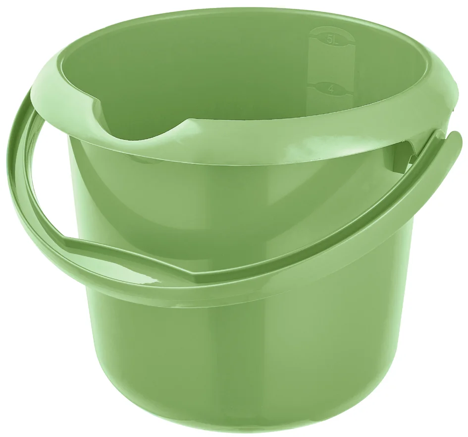 keeeper Seau 'mika eco', rond, 5 litres, grass green - OEM 1170531900000