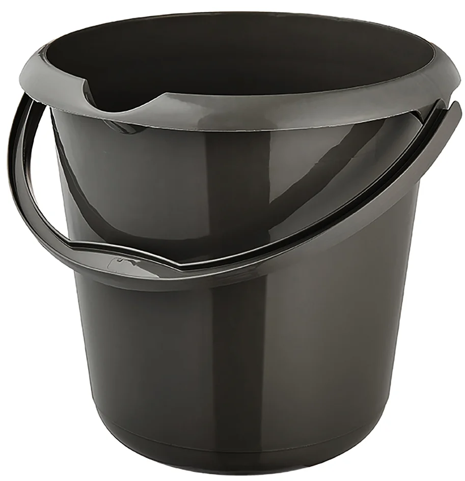 keeeper Seau 'mika eco', rond, 10 litres, graphite - OEM 1171083300000