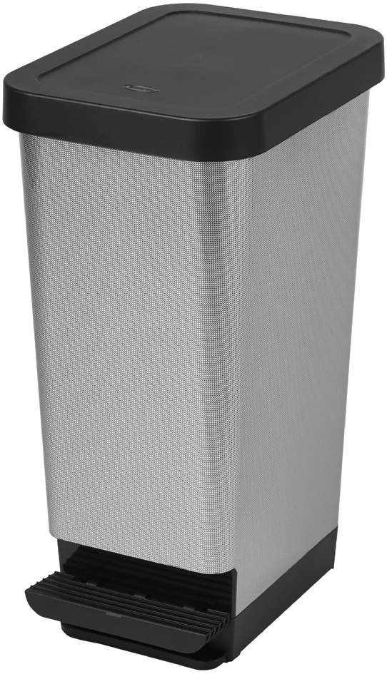 CEP Poubelle à pédale ROSSIGNOL, 45 litres, gris - OEM 2043150561