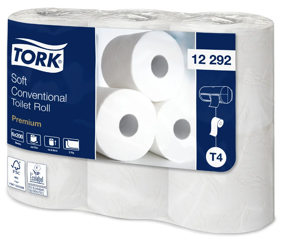 TORK Papier toilette, 2 couches, blanc - OEM 12292 – Image 2