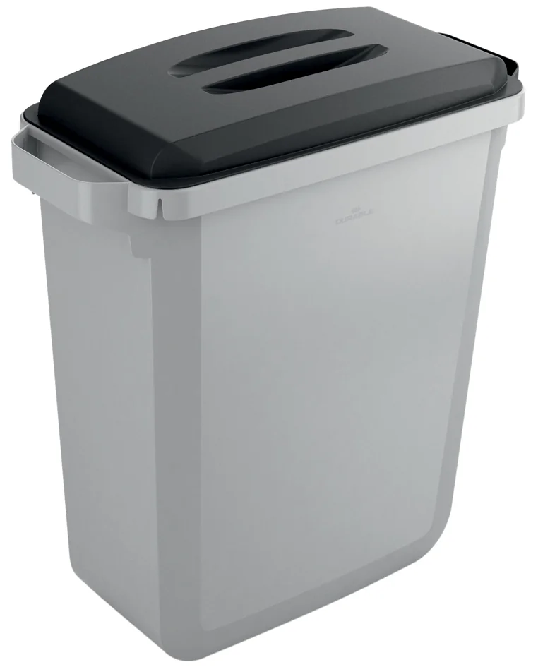 DURABLE Couvercle DURABIN ECO 60, rechangulaire, gris - OEM 1800504050