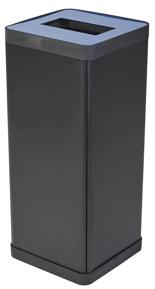 ALBA Poubelle de tri sélectif pour plastique, noir/jaune - OEM PBCORBN J – Image 2
