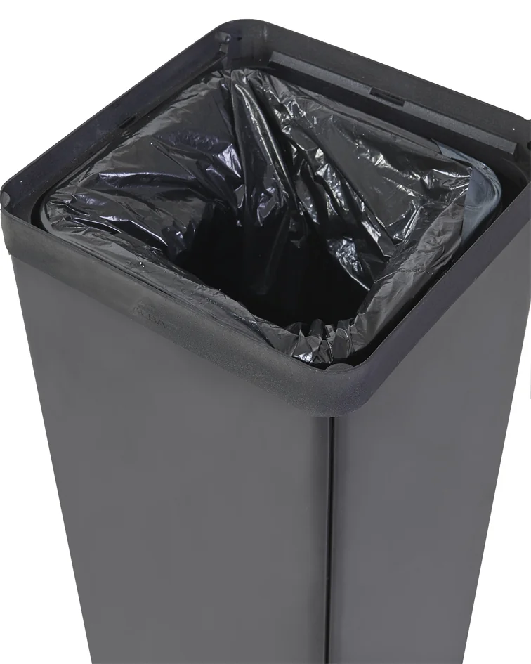ALBA Poubelle de tri sélectif pour plastique, noir/jaune - OEM PBCORBN J – Image 4