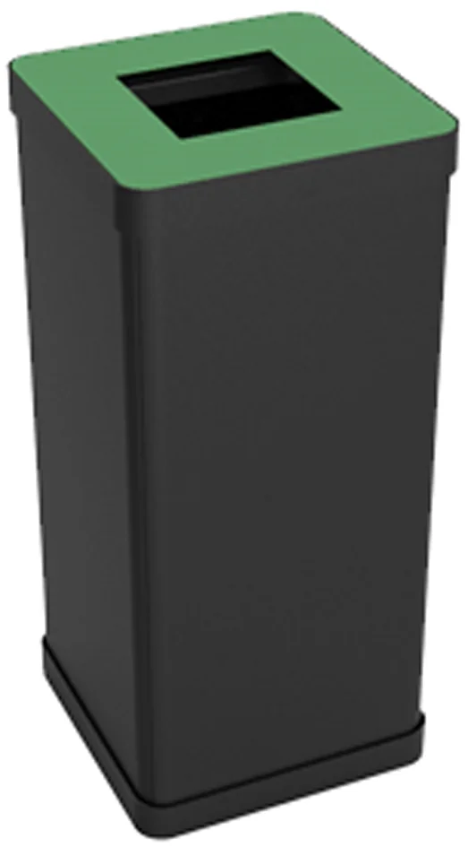 ALBA Poubelle de tri sélectif pour plastique, noir/jaune - OEM PBCORBN J – Image 9