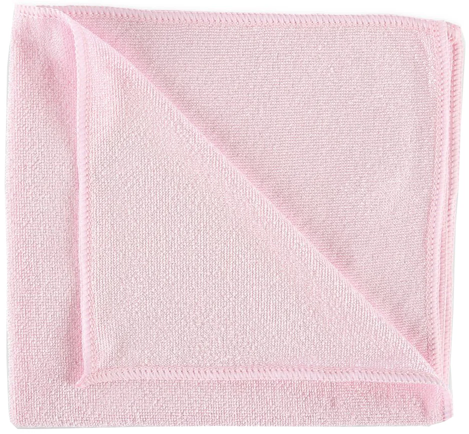 HYGOCLEAN Chiffon microfibre MICRO MASTER, rose - lot de 10 - OEM 31765