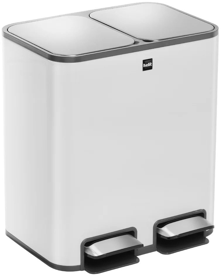 helit Poubelle de tri sélectif 'the classy', 2 x 12 litres - OEM H2405005
