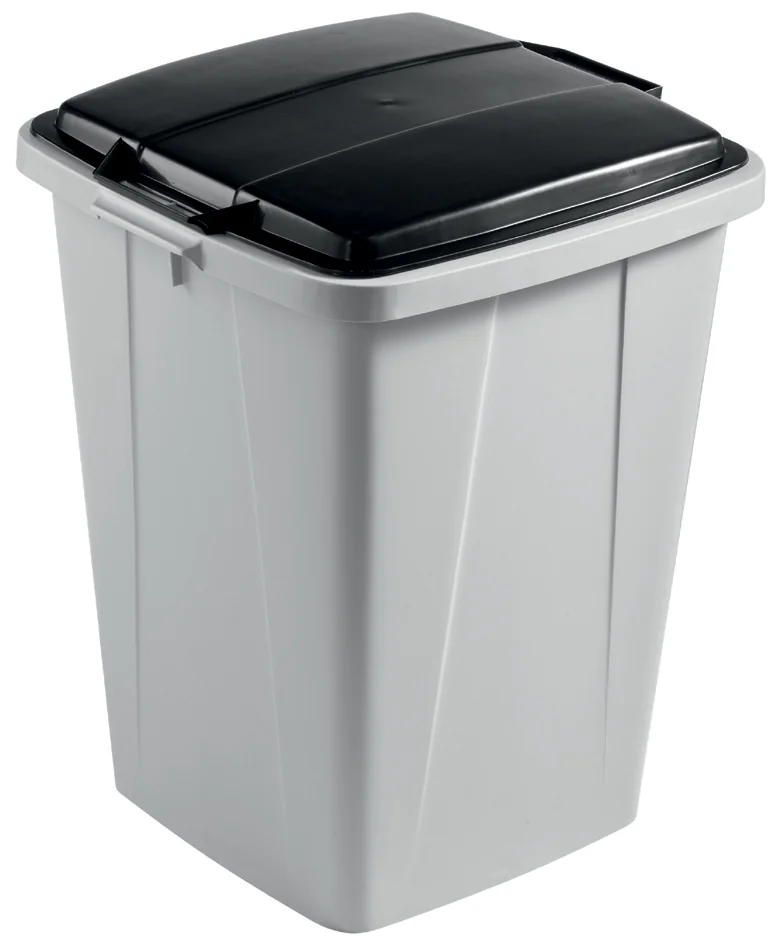 DURABLE Poubelle DURABIN ECO 90, carré, gris - OEM 1800505050