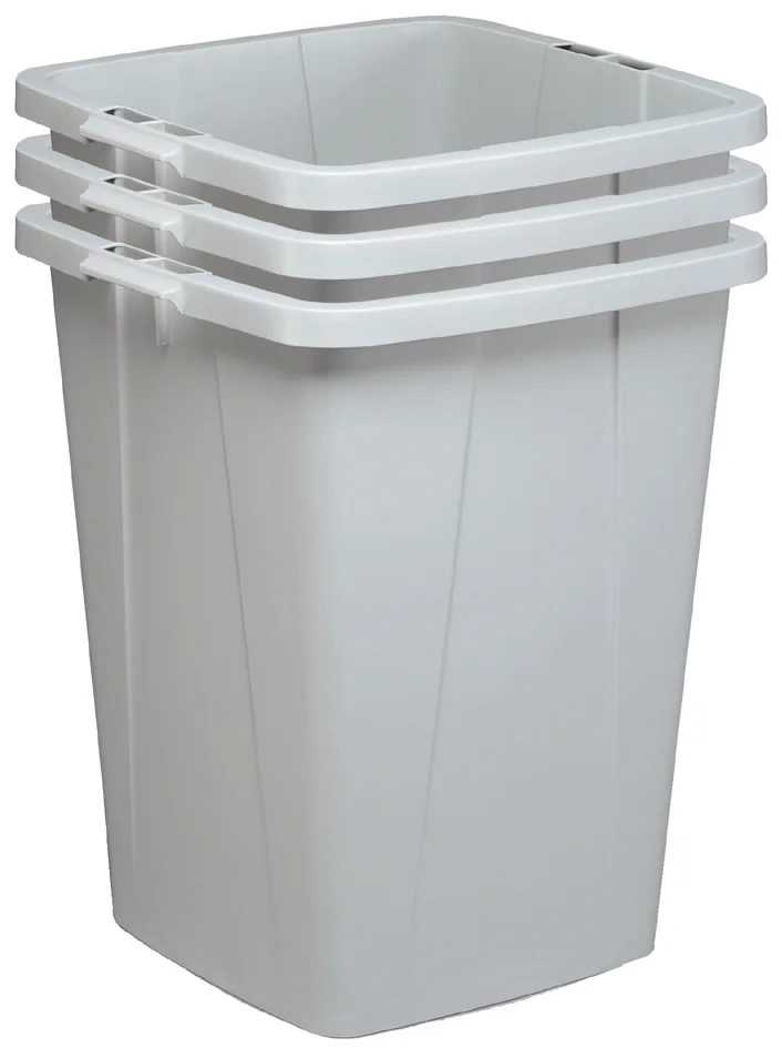 DURABLE Poubelle DURABIN ECO 90, carré, noir - OEM 1800505221 – Image 3