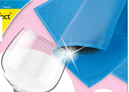 Peggy Perfect Chiffon microfibre pour verres, bleu - OEM 32039