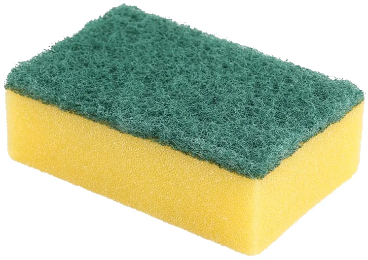 HYGOCLEAN Éponge, en mousse/non-tissé dur, jaune/vert - lot de 10 - OEM 30130