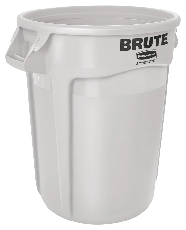 Rubbermaid Collecteur BRUTE 121,1 litres, en PP, blanc - OEM FG263200WHT – Image 6