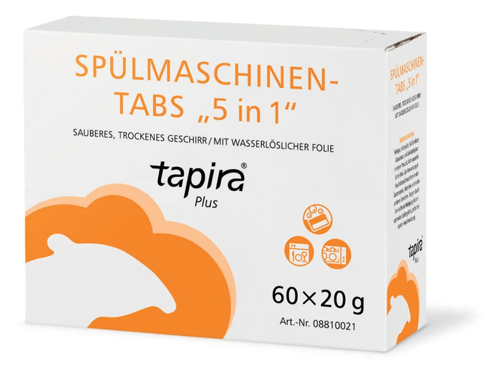 Tapira Plus Pastille pour lave-vaisselle 5 in 1, carton - OEM 08810021