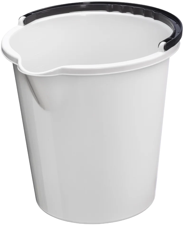 plast team Seau 'VANCOUVER', rond, 10 litres, blanc - OEM 10590808