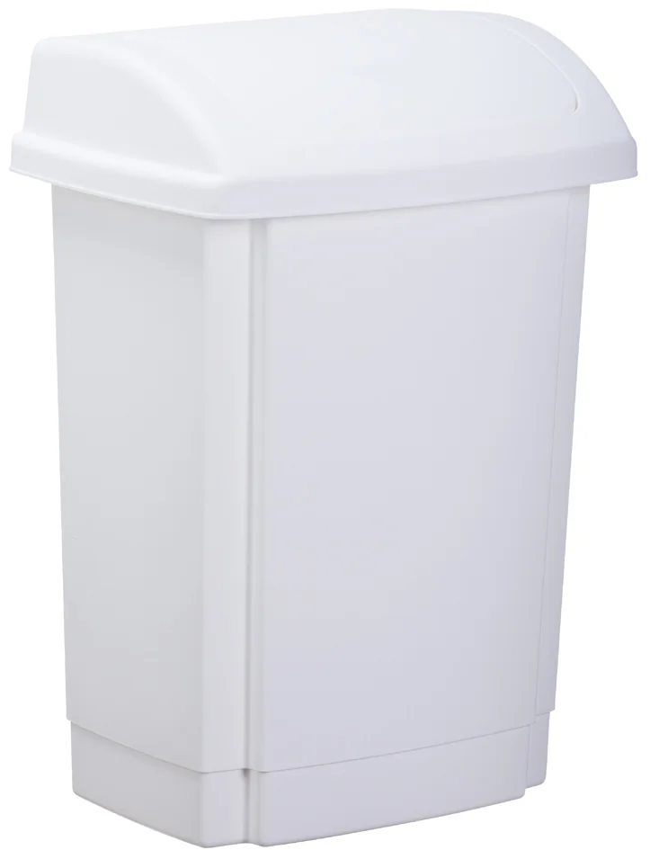 Plast Team past team Poubelle à couvercle basculant, 25 litres, argent - OEM 13410803