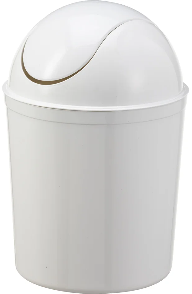 Plast Team past team Poubelle à couvercle basculant, 5 litres, blanc - OEM 13450800